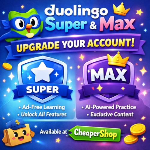 Duolingo Super or Max Account Upgrade